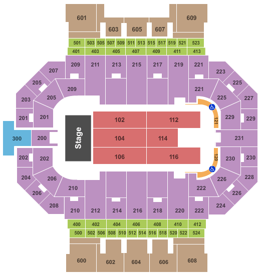 Memorial Coliseum Trans-Siberian Orchestra Seating Chart